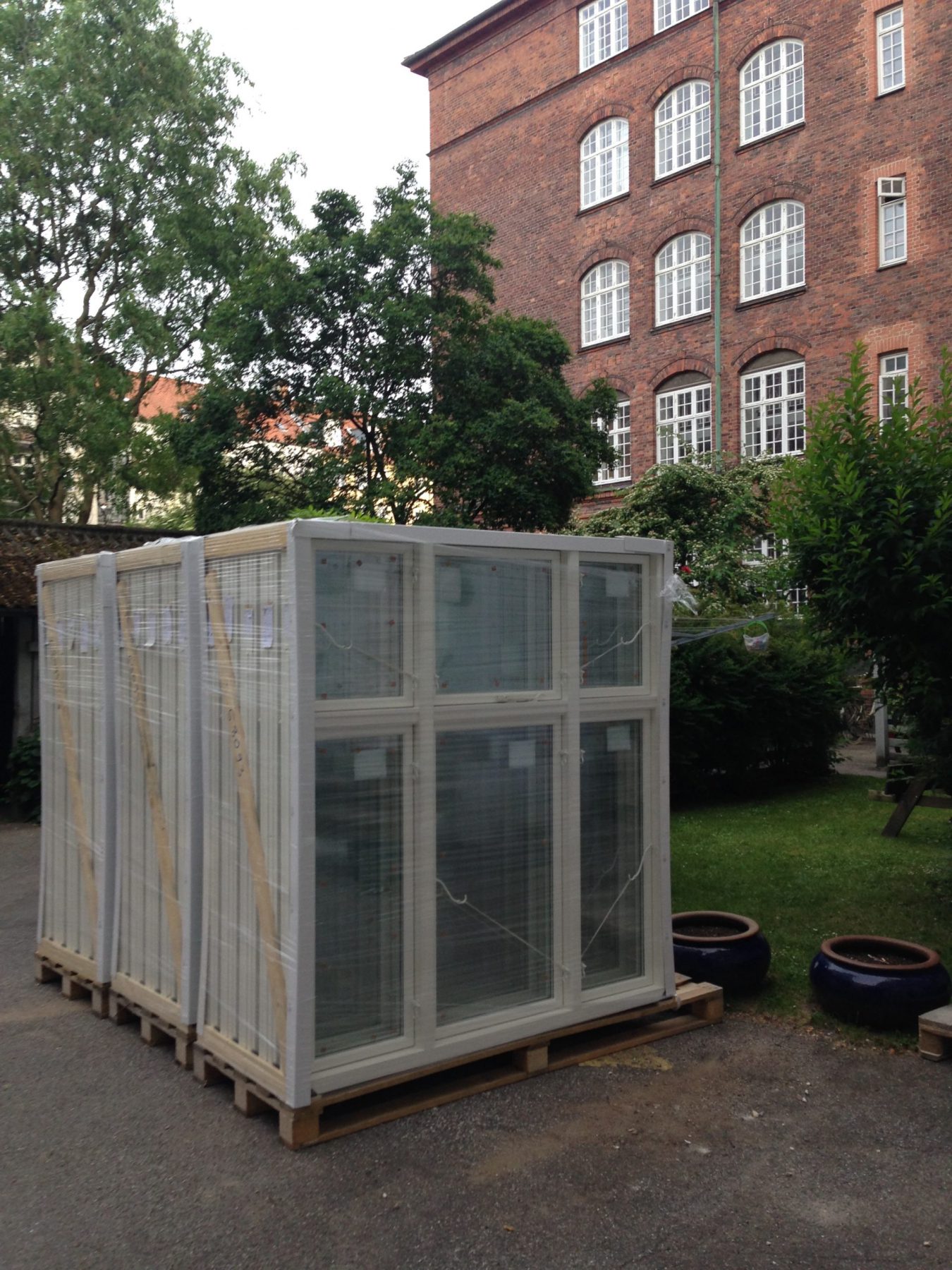 Levering af vinduer